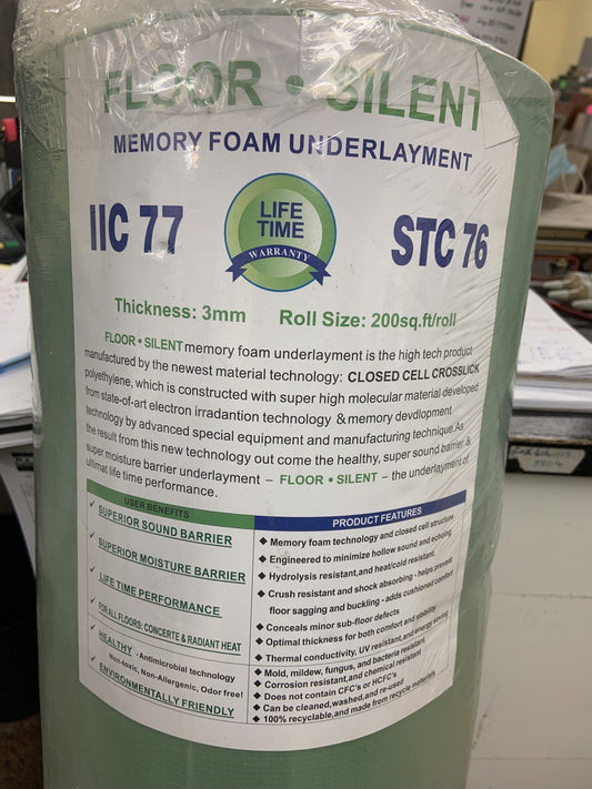 Underlayment - Floor Silent - D & R Flooring